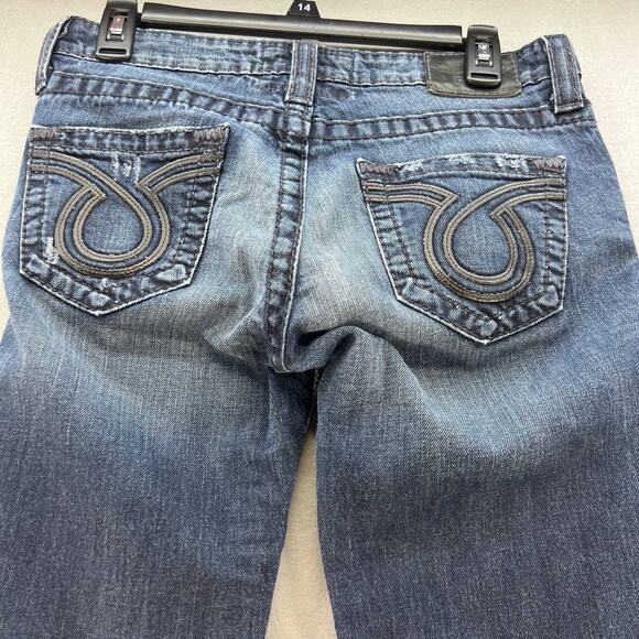 Big Star Women's Liv Bootcut Jeans Size 27R Dark Wash - Picture 12 of 16